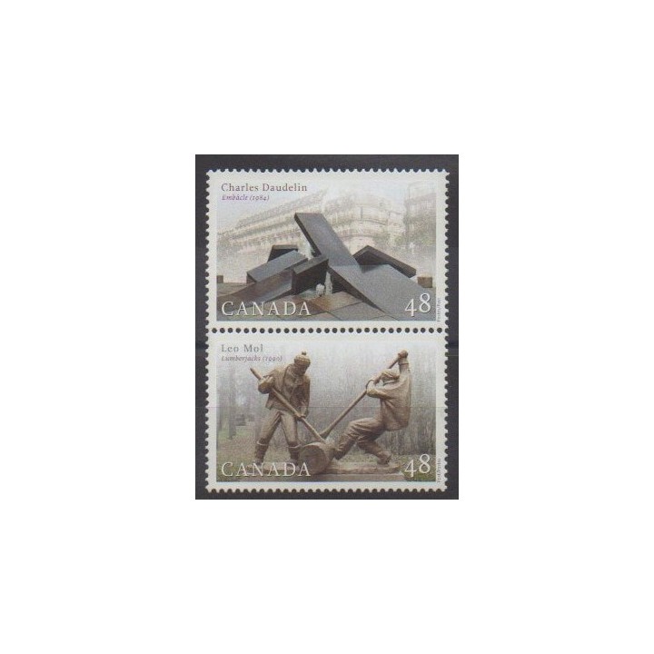 Acheter cette série de timbres du Canada de l'année 2002 (No 1947/1948).