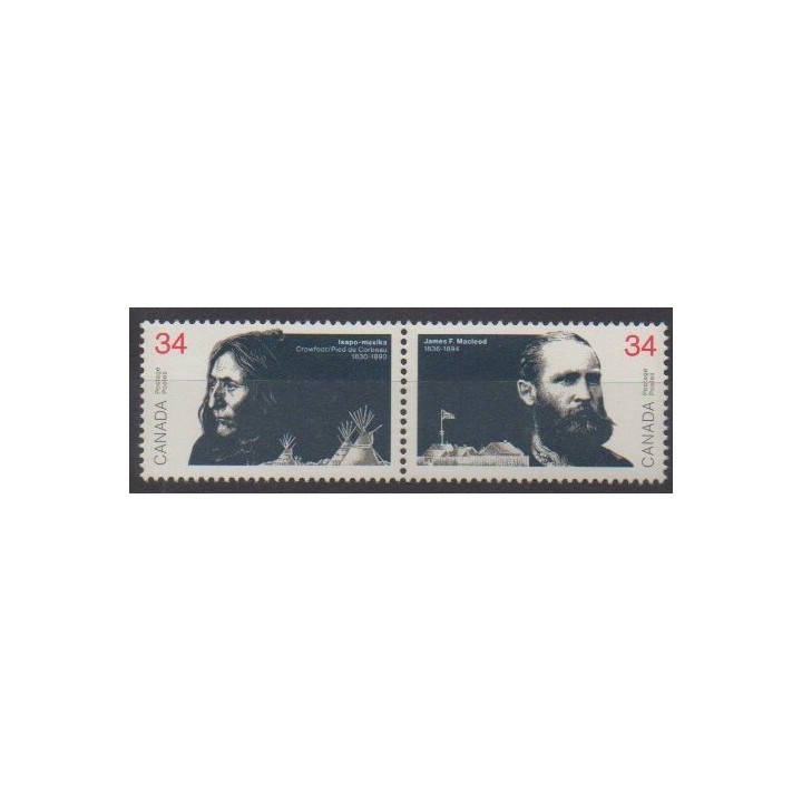 Buy this set of stamps of Canada of the year 1986 (Nb 968/969).