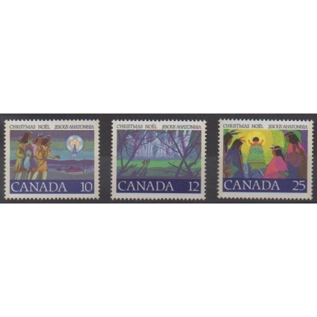 Canada - 1977 - No 643/645 - Noël