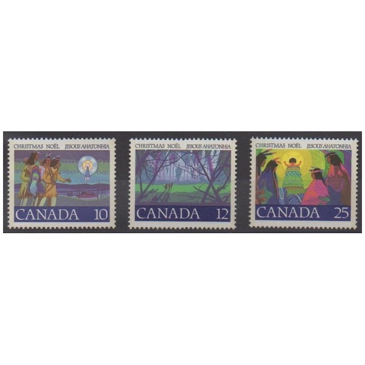 Buy this set of stamps of Canada of the year 1977 (Nb 643/645).