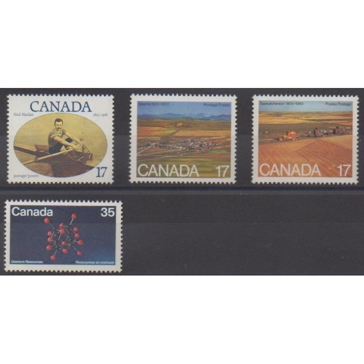 Acheter cette série de timbres du Canada de l'année 1980 (No 741/744).