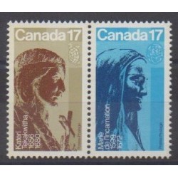 Canada - 1981 - Nb 764/765 - Art - Religion
