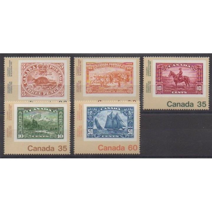 Acheter cette série de timbres du Canada de l'année 1982 (No 787/788B).