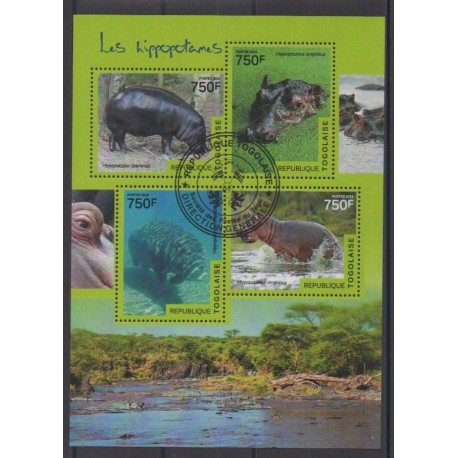 Togo - 2014 - No 4098/4101 - Mammifères - Oblitérés