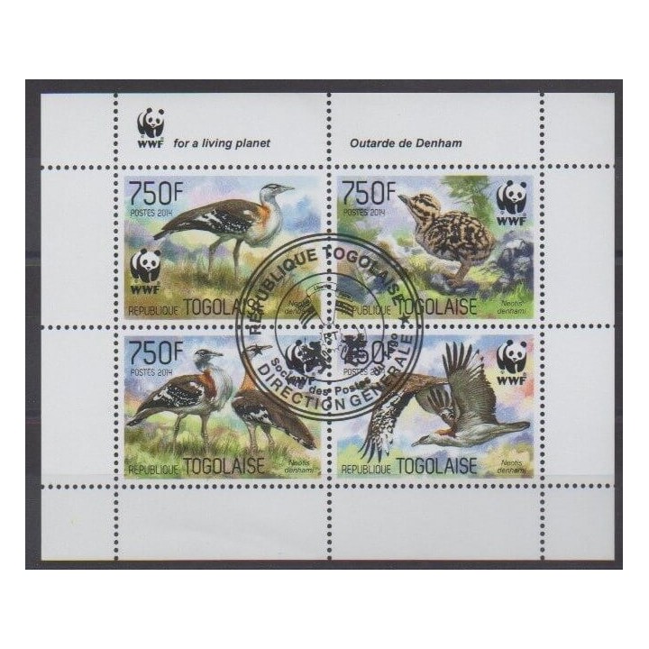 Acheter cette série de timbres du Togo de l'année 2014 (No 3964/3967). - Oblitéré