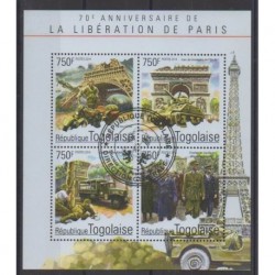 Togo - 2014 - No 4162/4165 - Seconde Guerre Mondiale - Oblitérés