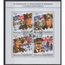 Togo - 2014 - No 4198/4201 - Seconde Guerre Mondiale - Oblitérés