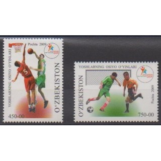 Acheter cette série de timbres d'Ouzbékistan de l'année 2009 (No 726/727).