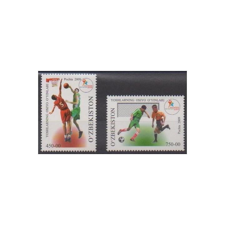 Buy this set of stamps of Uzbekistan of the year 2009 (Nb 726/727).