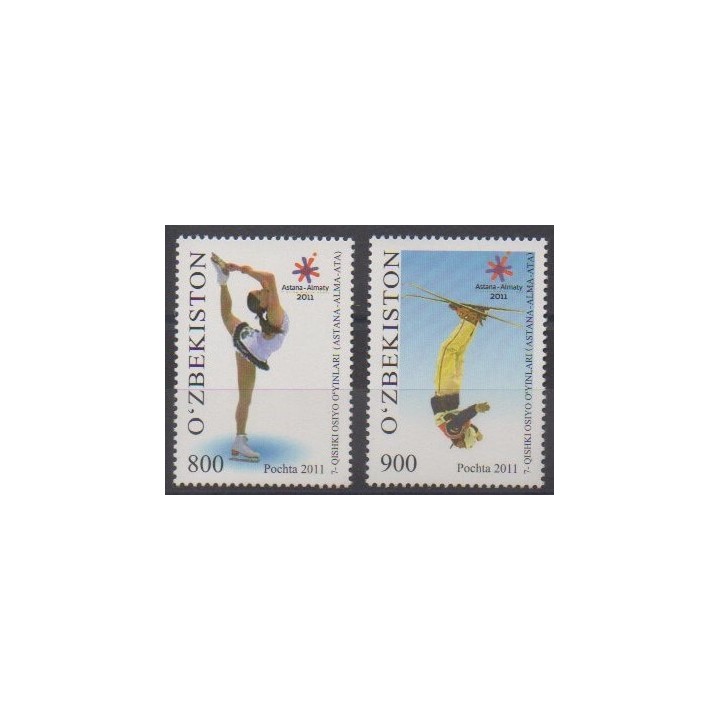 Acheter cette série de timbres d'Ouzbékistan de l'année 2011 (No 815/816).