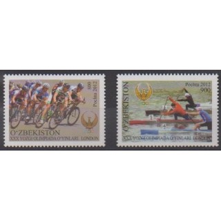 Acheter cette série de timbres d'Ouzbékistan de l'année 2012 (No 908 et 930).