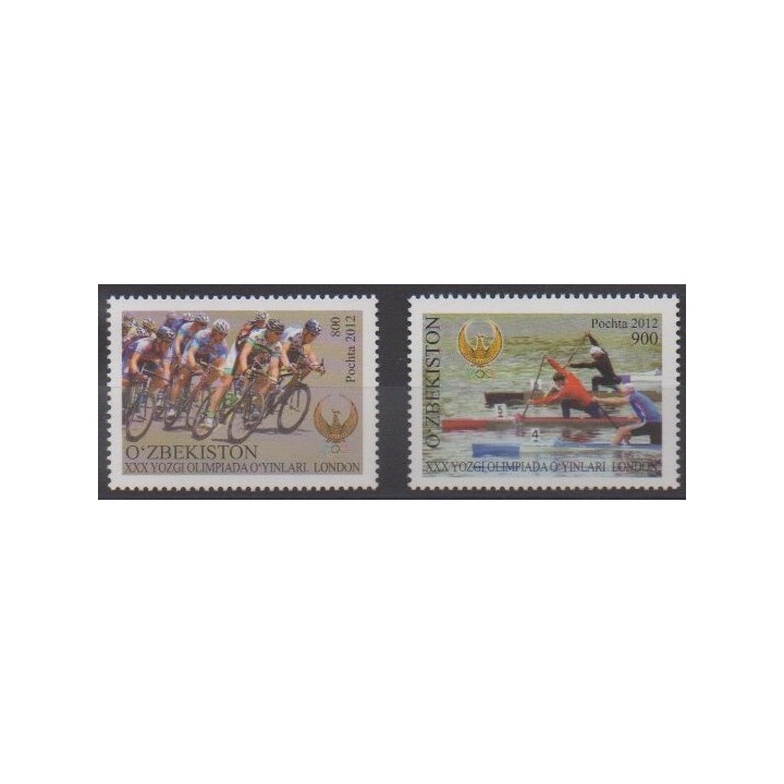 Acheter cette série de timbres d'Ouzbékistan de l'année 2012 (No 908 et 930).