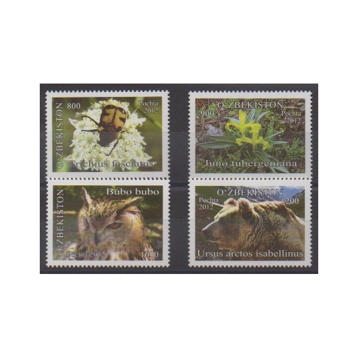 Buy this set of stamps of Uzbekistan of the year 2012 (Nb 937/940).