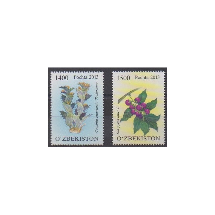 Acheter cette série de timbres d'Ouzbékistan de l'année 2013 (No 946/947).