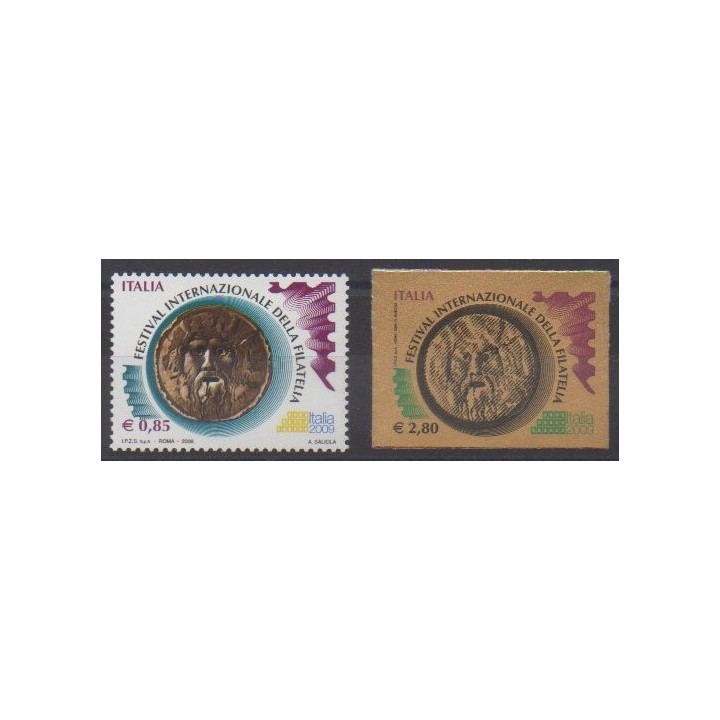 Acheter cette série de timbres d'Italie de l'année 2008 (No 3031/3032).