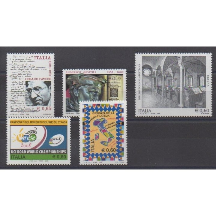 Acheter cette série de timbres d'Italie de l'année 2008 (No 3026/3030).