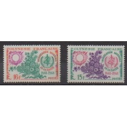 Polynésie - 1968 - No 60/61 - Santé ou Croix-Rouge