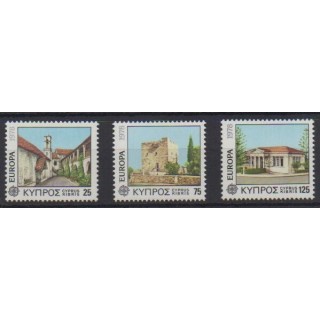 Acheter cette série de timbres de Chypre de l'année 1978 (No 479/481).
