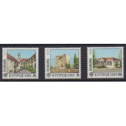 Cyprus - 1978 - Nb 479/481 - Monuments - Europa