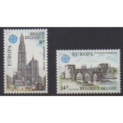 Belgium - 1978 - Nb 1886/1887 - Monuments - Europa