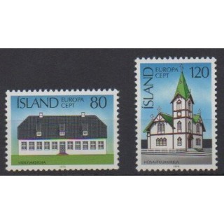 Acheter cette série de timbres d'Islande de l'année 1978 (No 483/484).