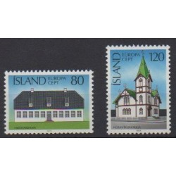 Iceland - 1978 - Nb 483/484 - Monuments - Europa