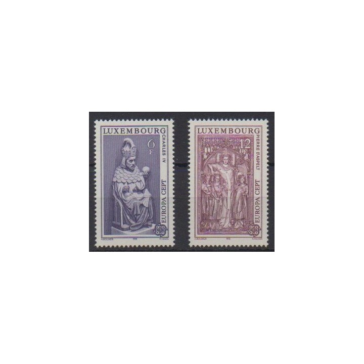 Buy this set of stamps of Luxembourg of the year 1978 (Nb 917/918).