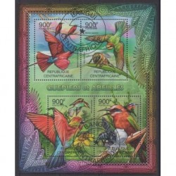 Central African Republic - 2012 - Nb 2340/2343 - Birds - Insects - Used