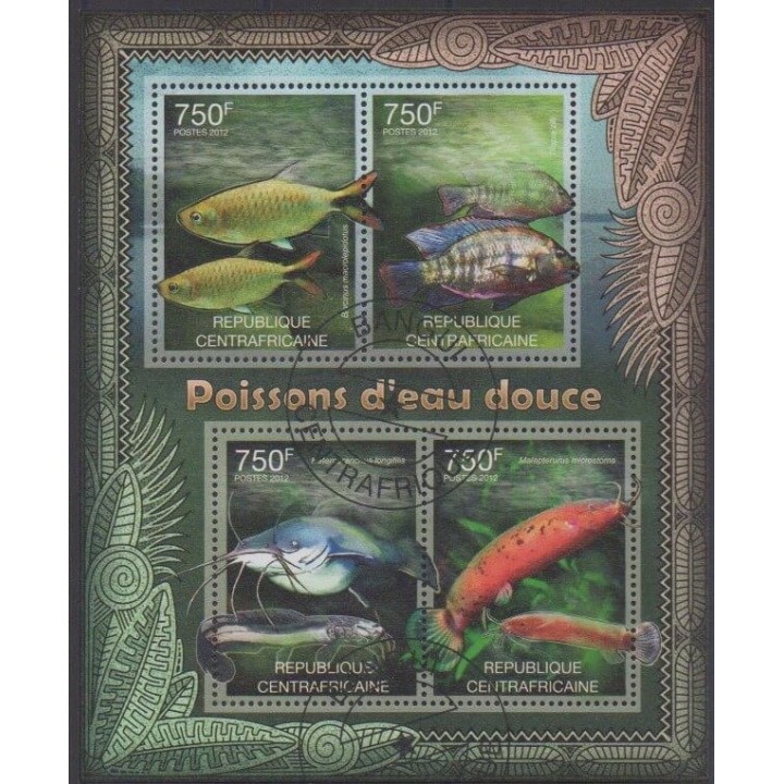 Acheter cette série de timbres de la République Centrafricaine de l'année 2012 (No 2364/2367). - Oblitéré