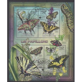 Acheter cette série de timbres de la République Centrafricaine de l'année 2012 (No 2384/2387). - Oblitéré