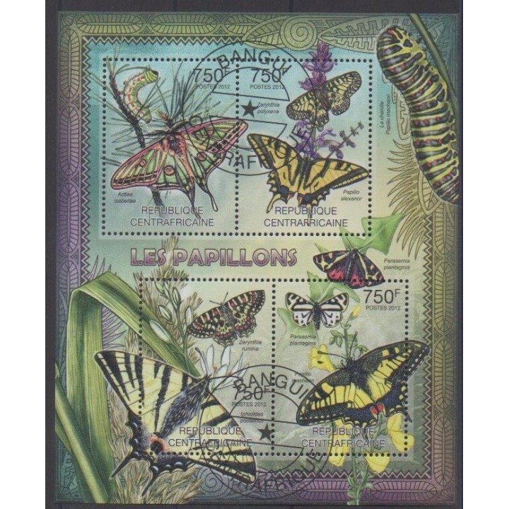 Buy this set of stamps of Central African Republic of the year 2012 (Nb 2384/2387). - Used
