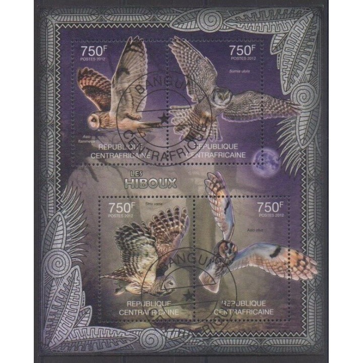Acheter cette série de timbres de la République Centrafricaine de l'année 2012 (No 2380/2383). - Oblitéré