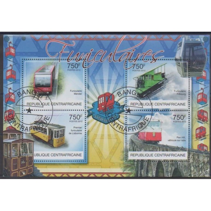 Acheter cette série de timbres de la République Centrafricaine de l'année 2012 (No 2480/2483). - Oblitéré
