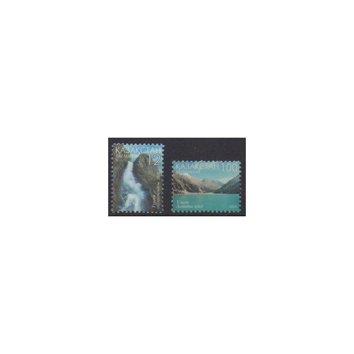 Buy this set of stamps of Kazakhstan of the year 2005 (Nb 446/447).