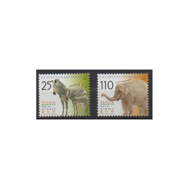 Buy this set of stamps of Kazakhstan of the year 2007 (Nb 503/504).