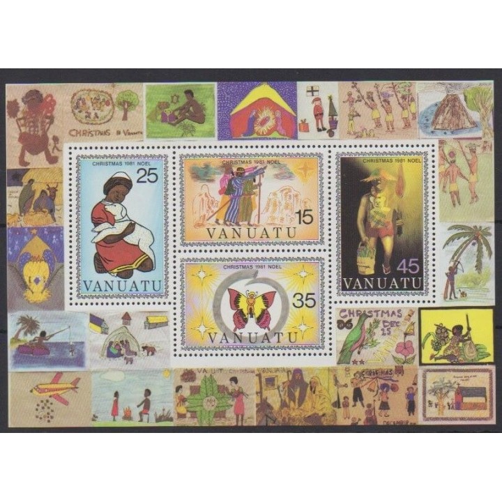Buy this souvenir sheet  of Vanuatu of the year 1981 (Nb BF2).