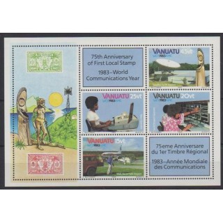 Buy this souvenir sheet  of Vanuatu of the year 1983 (Nb BF5).