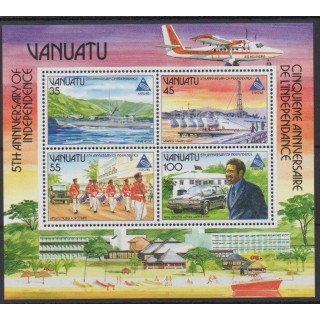 Acheter ce bloc-feuillet du Vanuatu de l'année 1985 (No BF8).