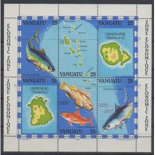 Acheter ce bloc-feuillet du Vanuatu de l'année 1983 (No BF4).