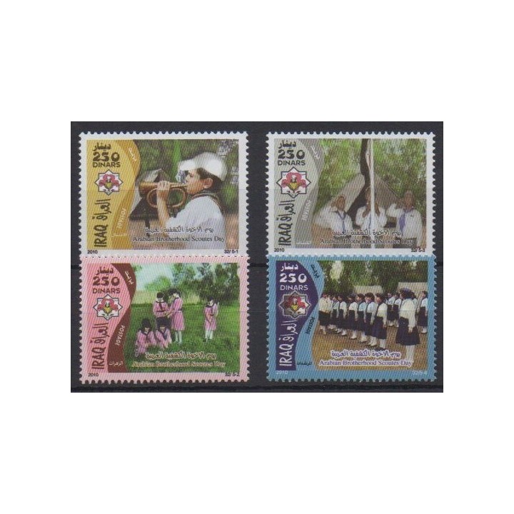 Acheter cette série de timbres d'Irak de l'année 2010 (No 1599/1602).