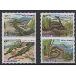 Iraq - 1982 - Nb 1061/1064 - Reptils