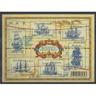 Timbres - France - Blocs et feuillets - 2008 - No BF 124 - Bateaux