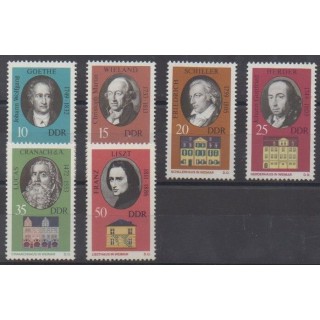 Acheter cette série de timbres d'Allemagne orientale (RDA) de l'année 1973 (No 1549/1554).