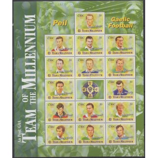 Timbres - Thème football - Irlande - 1999 - No 1154/1168