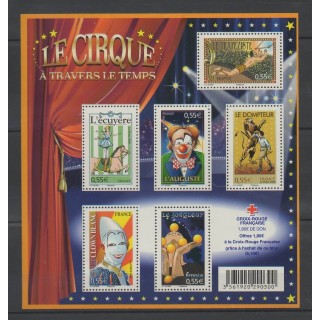 Timbres - France - Blocs et feuillets - 2008 - No BF 121 - Cirque