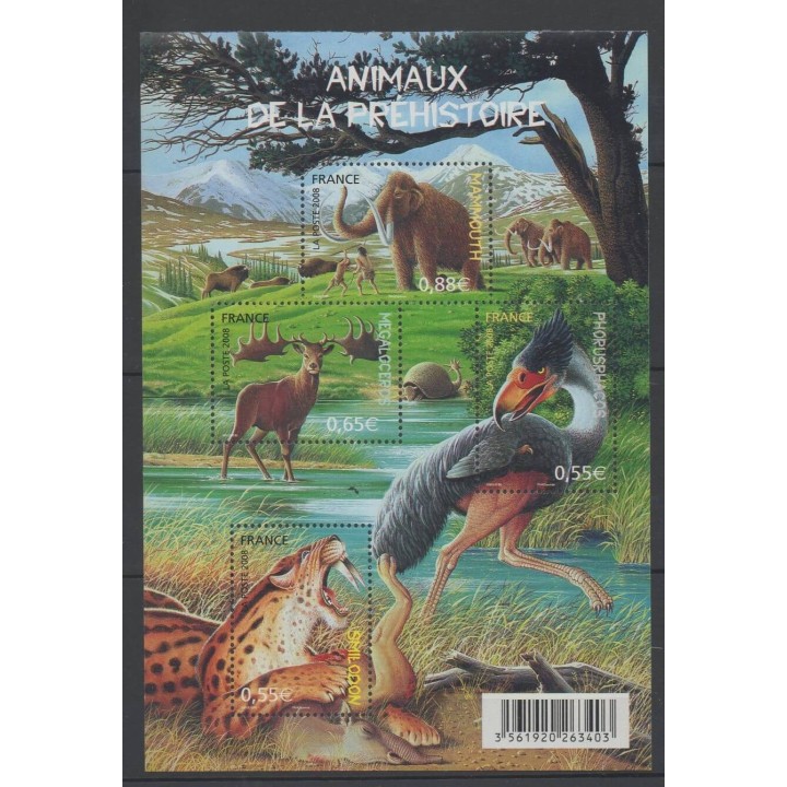 Stamps - France - Blocks and sheets - 2008 - Nb BF 119 - Animals