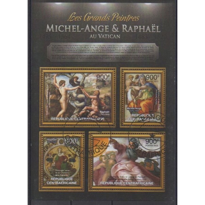 Buy this set of stamps of Central African Republic of the year 2013 (Nb 2542/2545). - Used