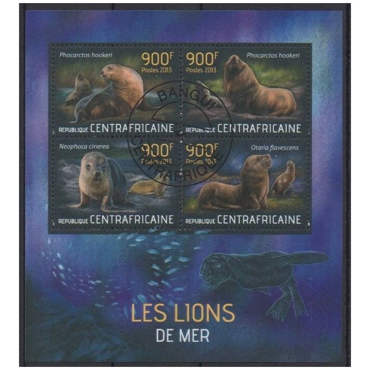 Buy this set of stamps of Central African Republic of the year 2013 (Nb 3030/3033). - Used