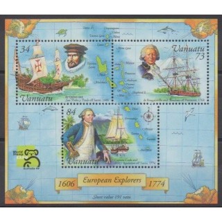Buy this souvenir sheet  of Vanuatu of the year 1999 (Nb BF33).