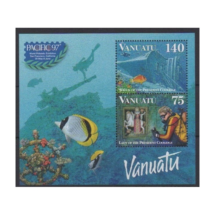 Acheter ce bloc-feuillet du Vanuatu de l'année 1997 (No BF30).